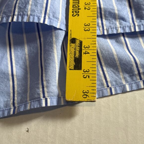 Tuckernuck Pomander Place Shades of Blue Cara shirt Dress Medium Tiered Preppy - Picture 11 of 14